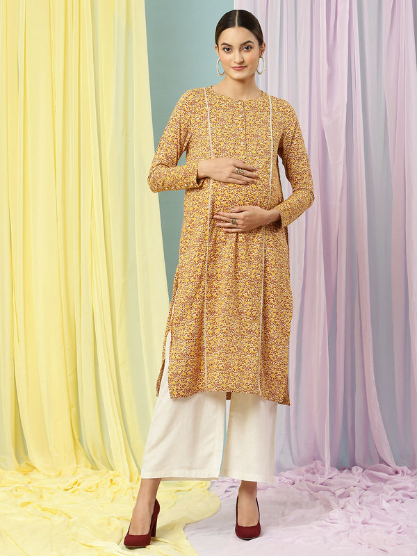 Turquoise Printed Long Cotton Kurti Plazo | Long cotton kurti, Different  types of dresses, Types of dresses
